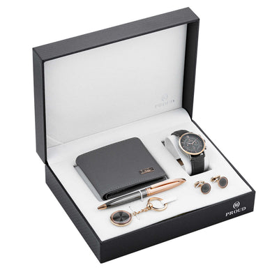 Grey Rose-Gold Executive Gift Set