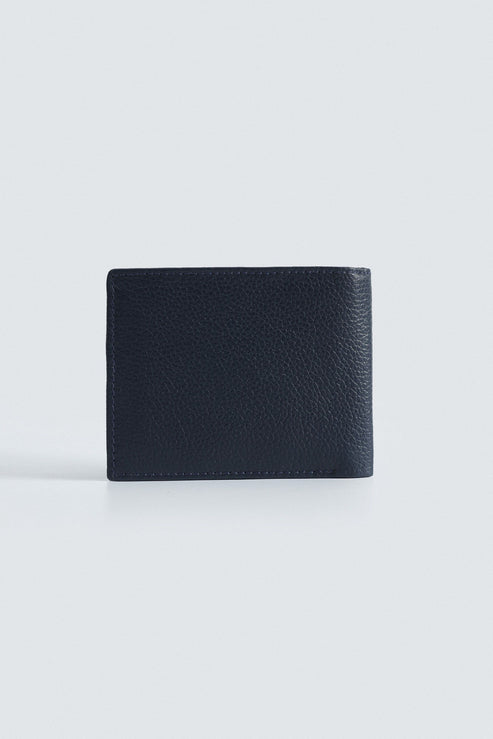 Classic Navy Blue Leather Wallet