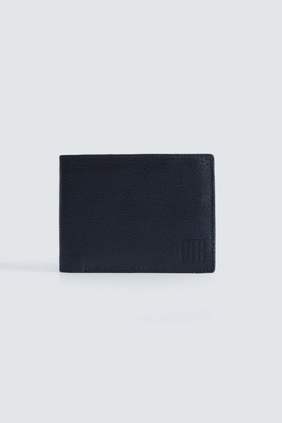 Classic Navy Blue Leather Wallet