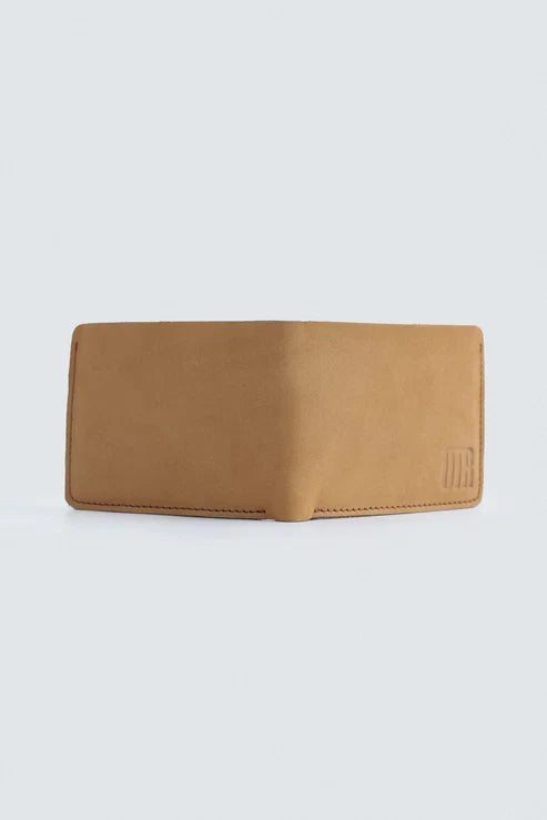 Classic Tan Leather Bifold Wallet