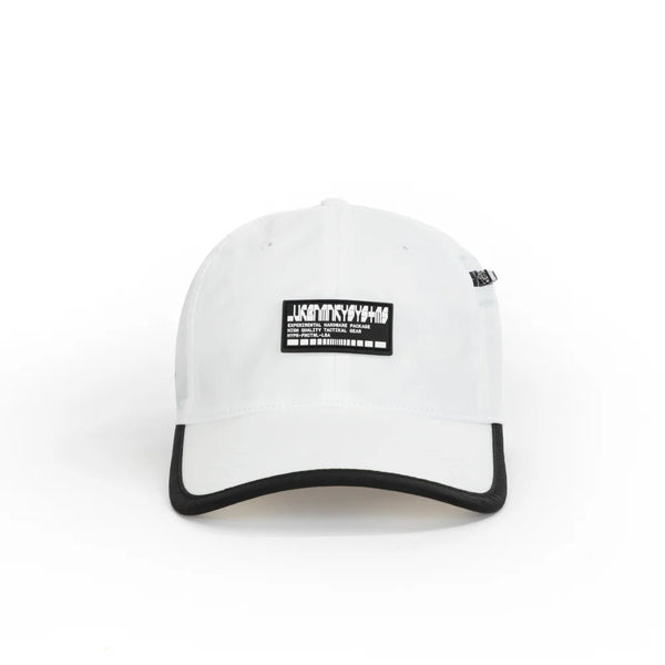 White Tactical Patch Baseball Cap