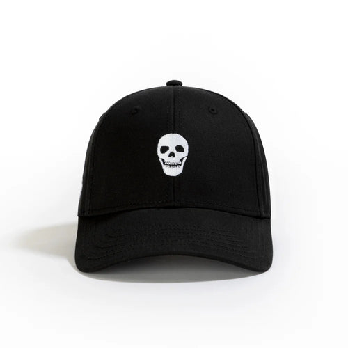 Black Skull Embroidered Baseball Cap
