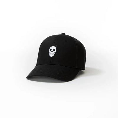 Black Skull Embroidered Baseball Cap