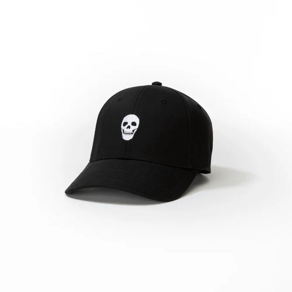 Black Skull Embroidered Baseball Cap